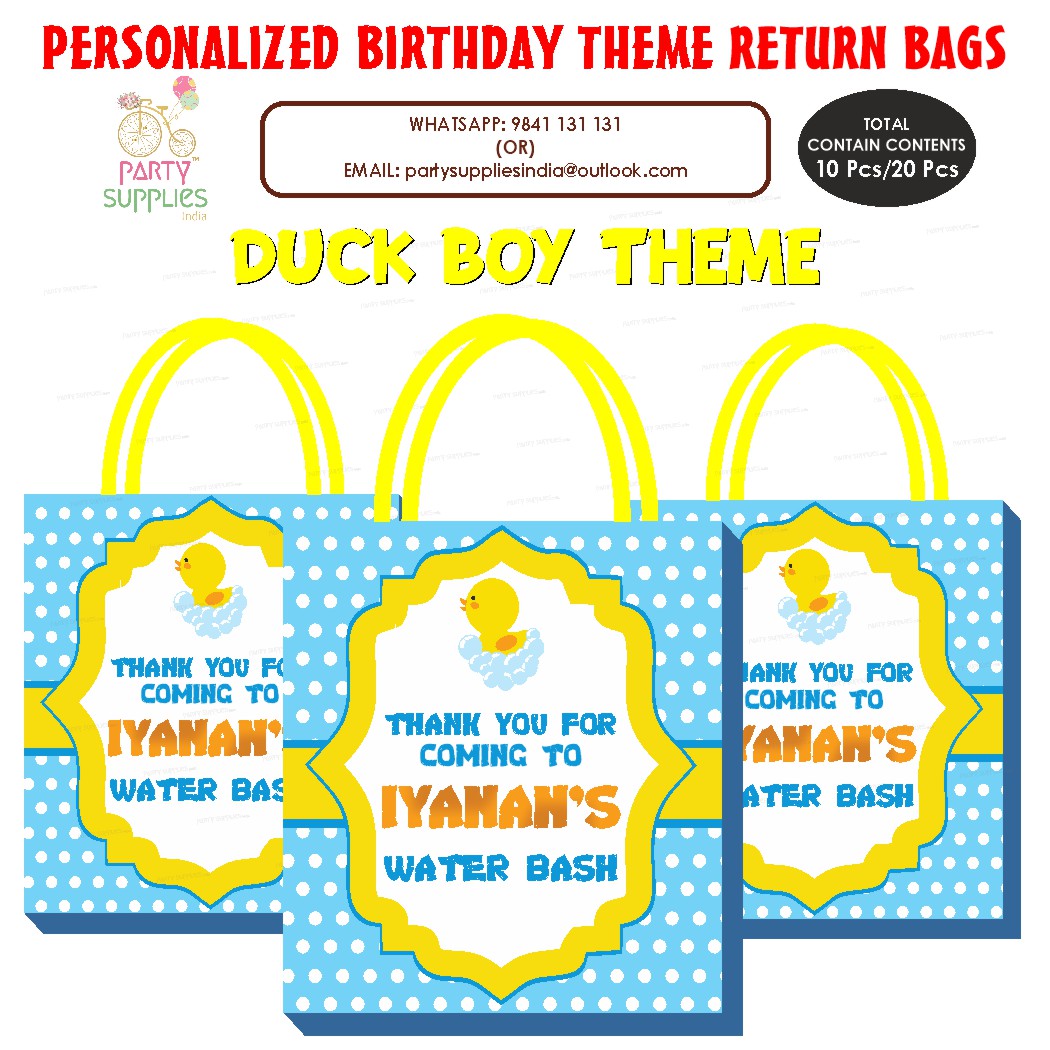 PSI Duck Theme Boy  Return Gift Bag