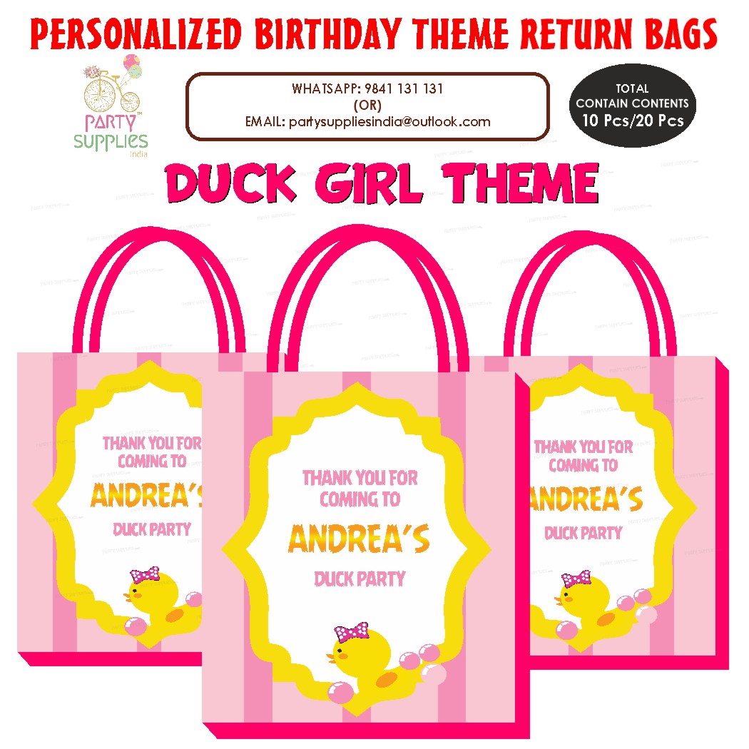 Duck Theme Girl Return Gift Bag