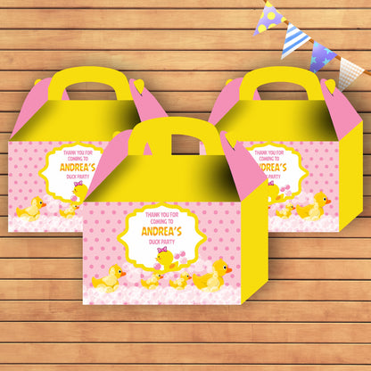 PSI Duck Girl theme Goodie Return Gift Boxes