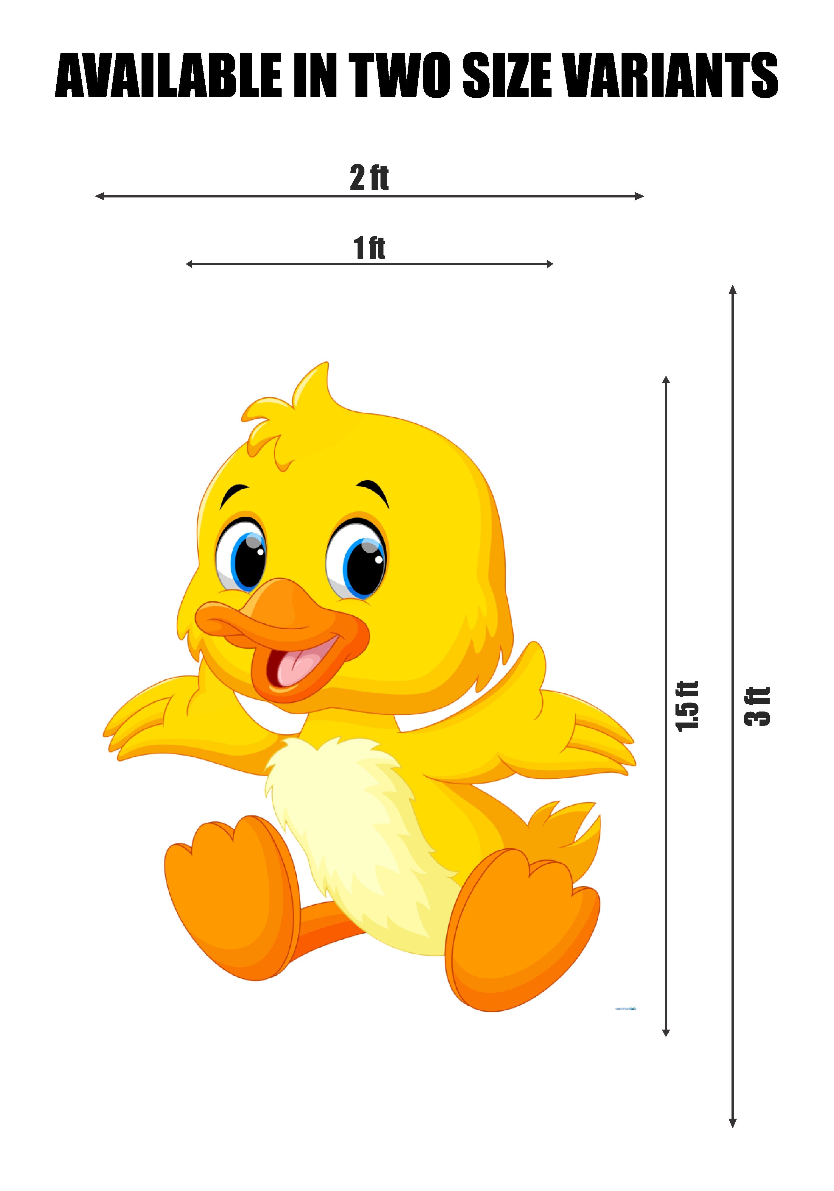 PSI Duck Theme Girl Cutout - 07