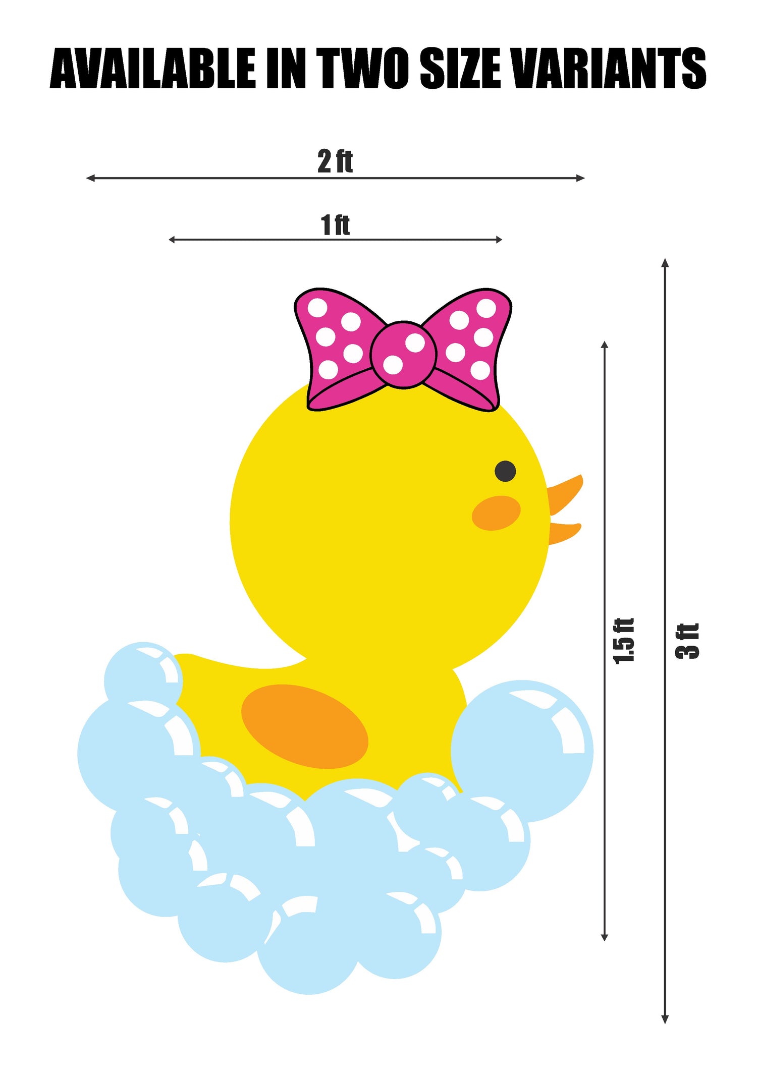 PSI Duck Theme Girl Cutout - 05