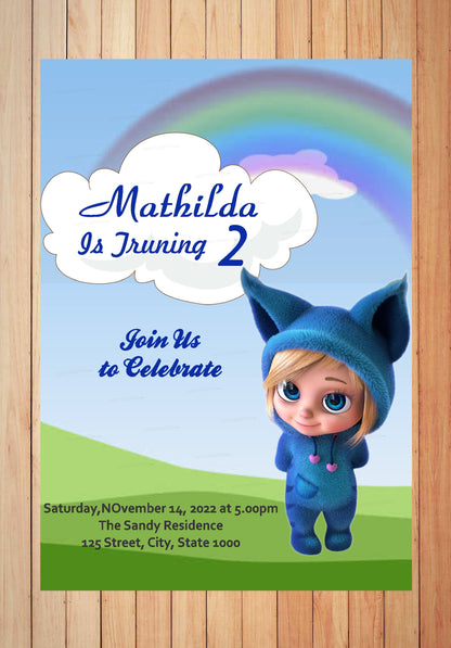 Dave &amp; Ava  Theme Customized Invite