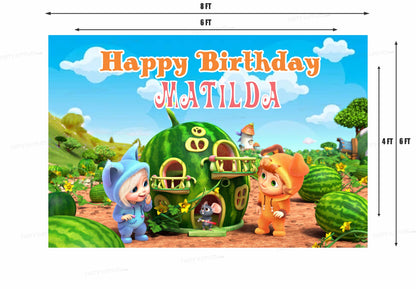 Dave &amp; Ava  Theme  Customized  Backdrop