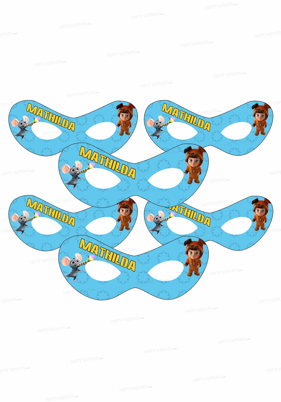 Dave & Ava Theme Personalized Eye Mask