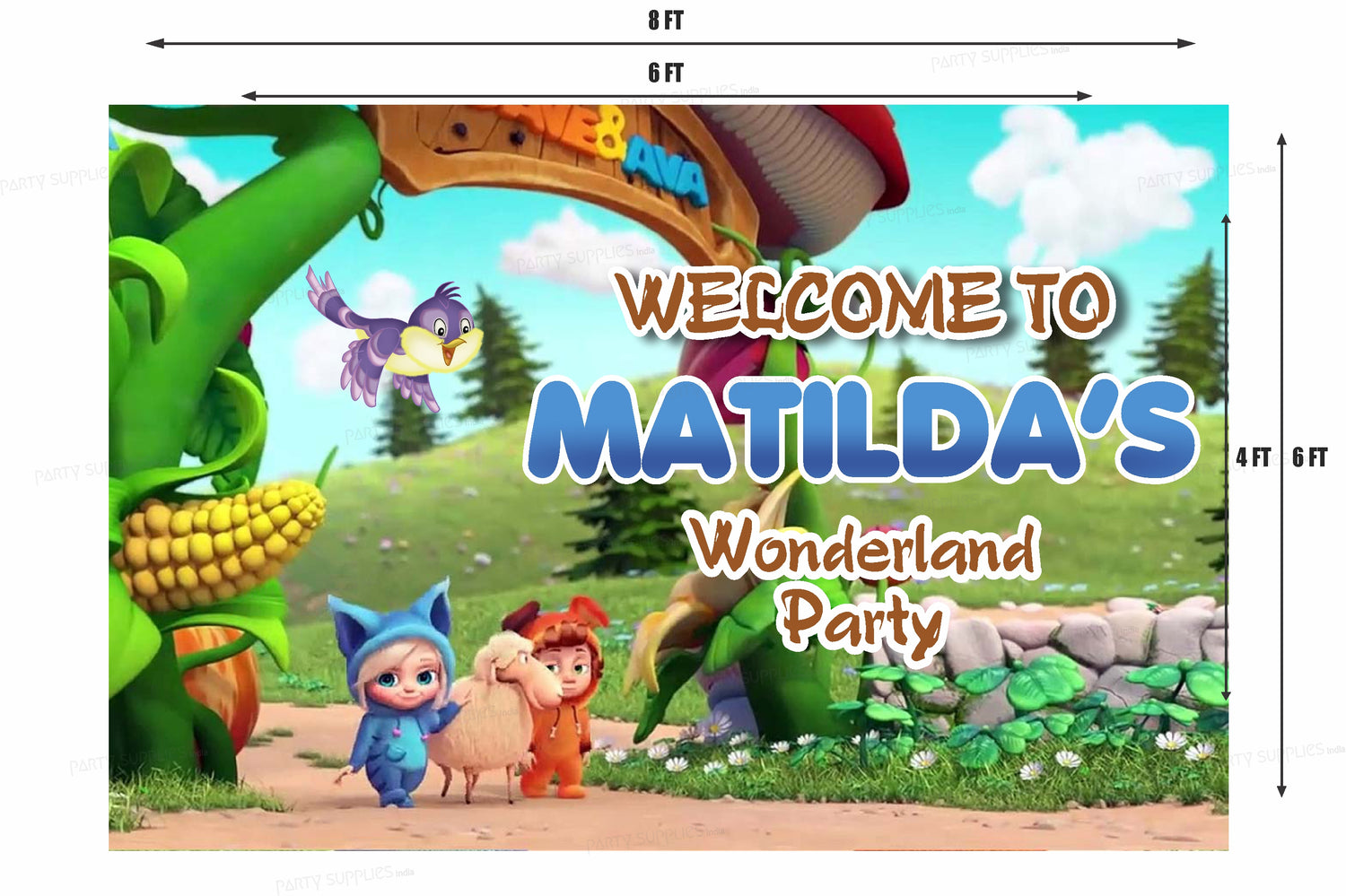 Dave &amp; Ava Theme  Welcome Board