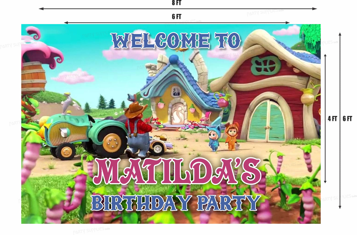 Dave &amp; Ava Theme Customized Welcome Board