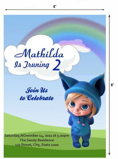 Dave &amp; Ava  Theme Customized Invite