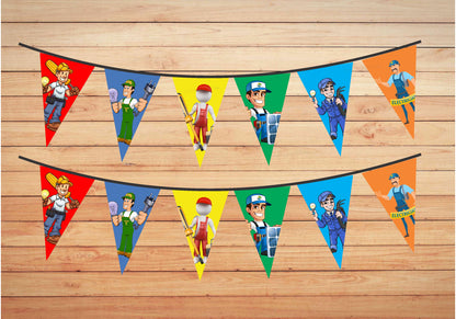 Electrician  Theme Flag Bunting