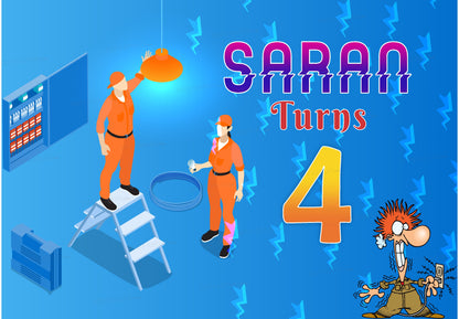 Electrician Theme Backdrop