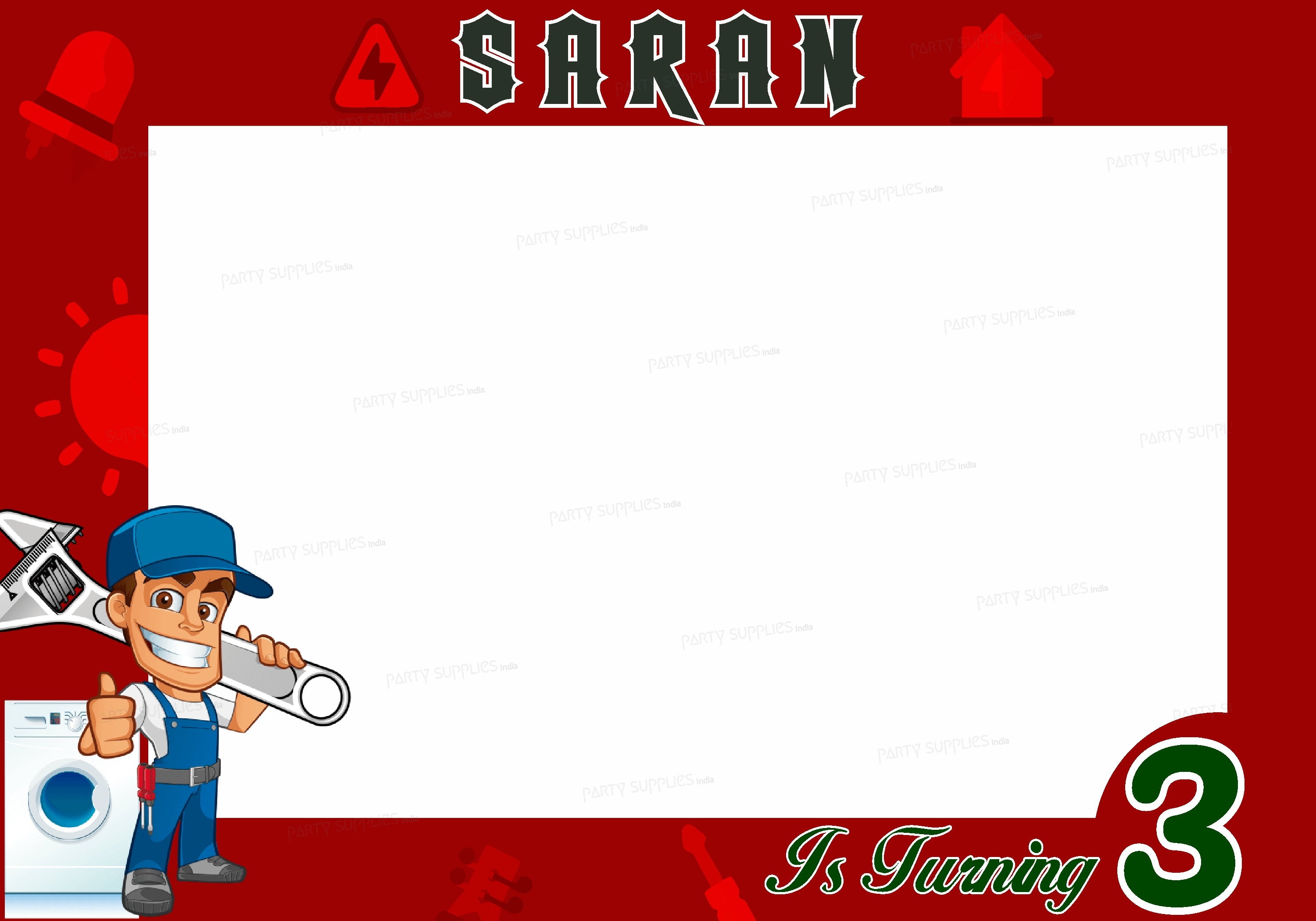 Electrician  Theme Customized PhotoBooth