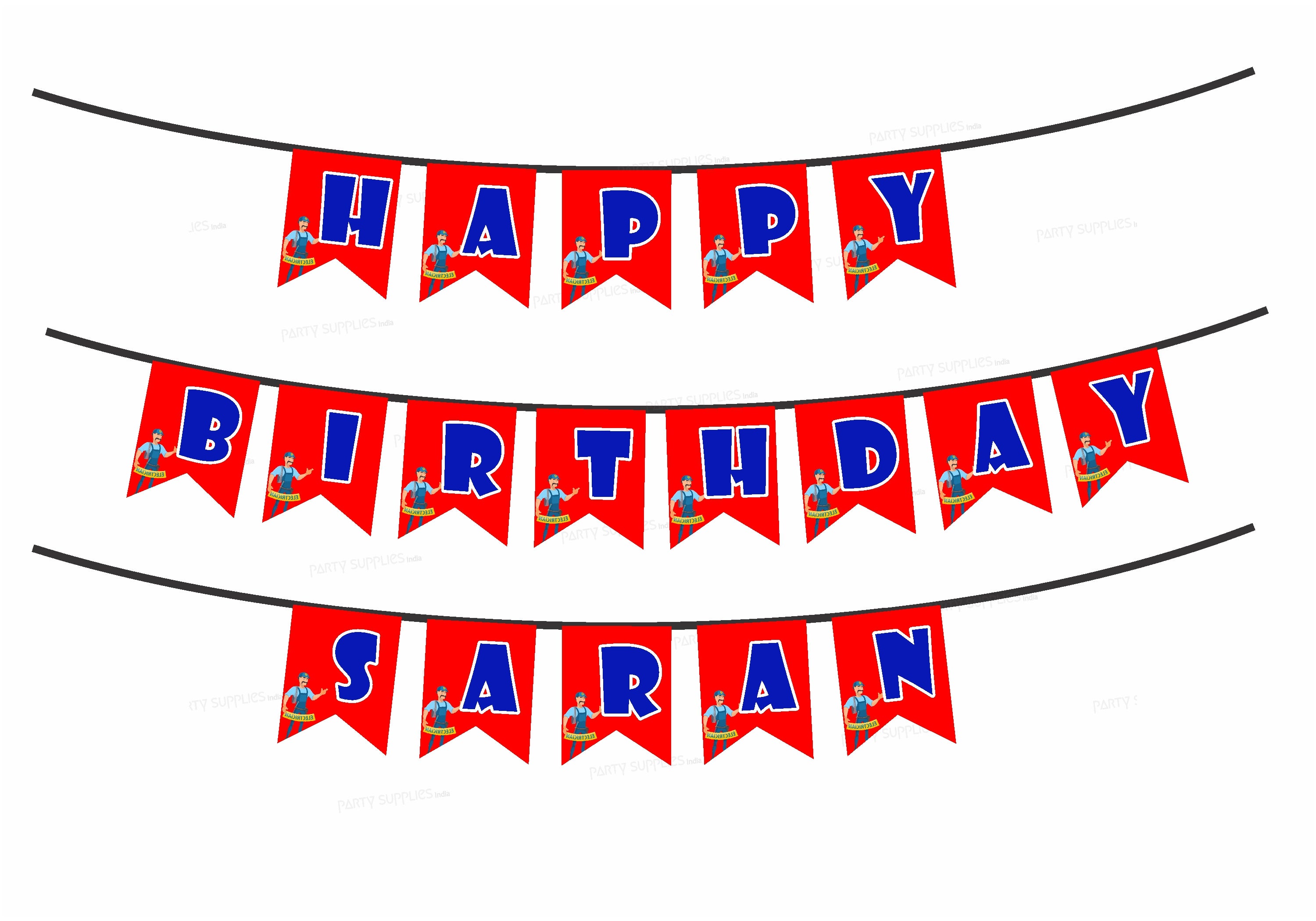 Electrician Theme Personalized  Hanging