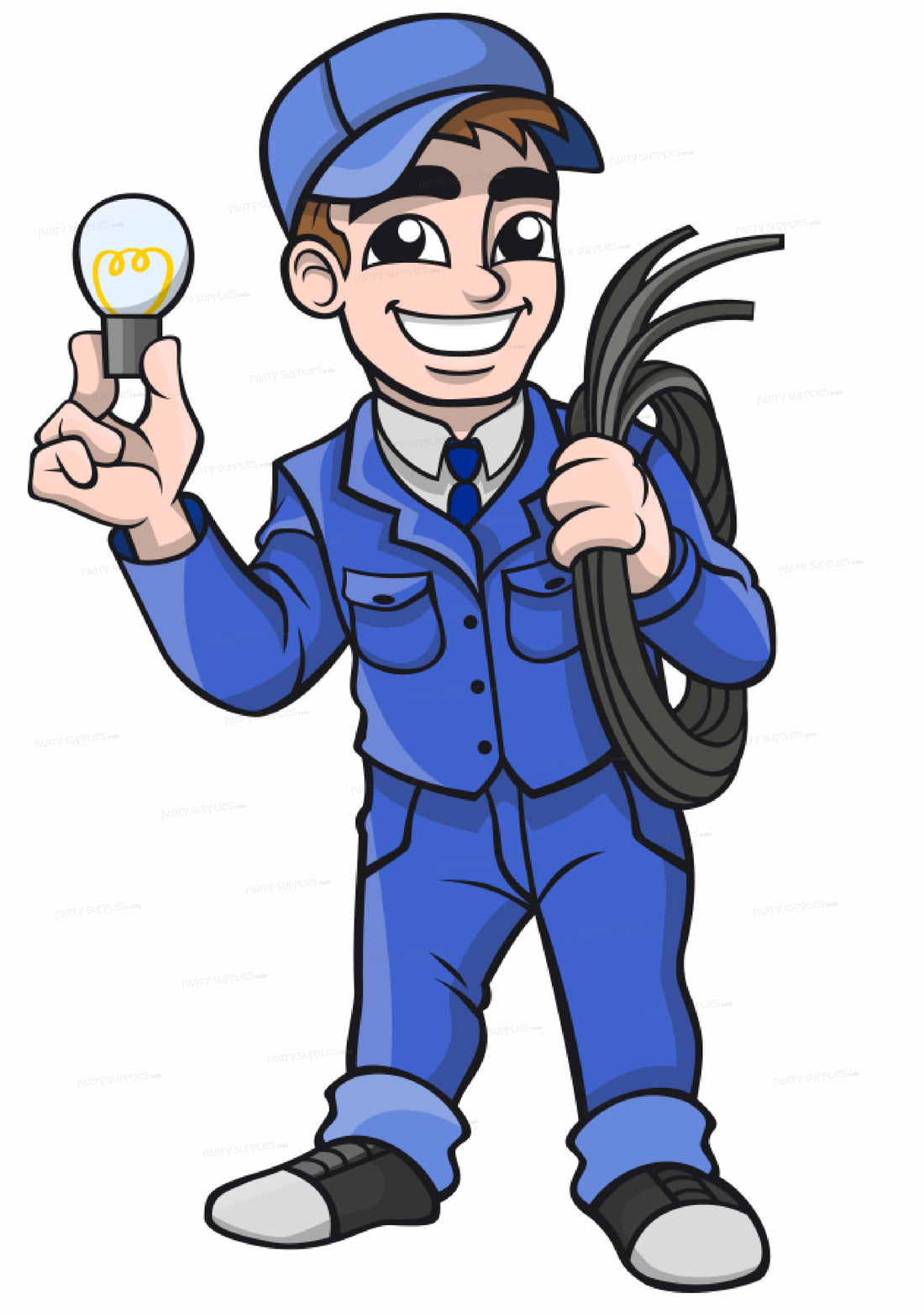 Electrician Theme Cutout ELC-02