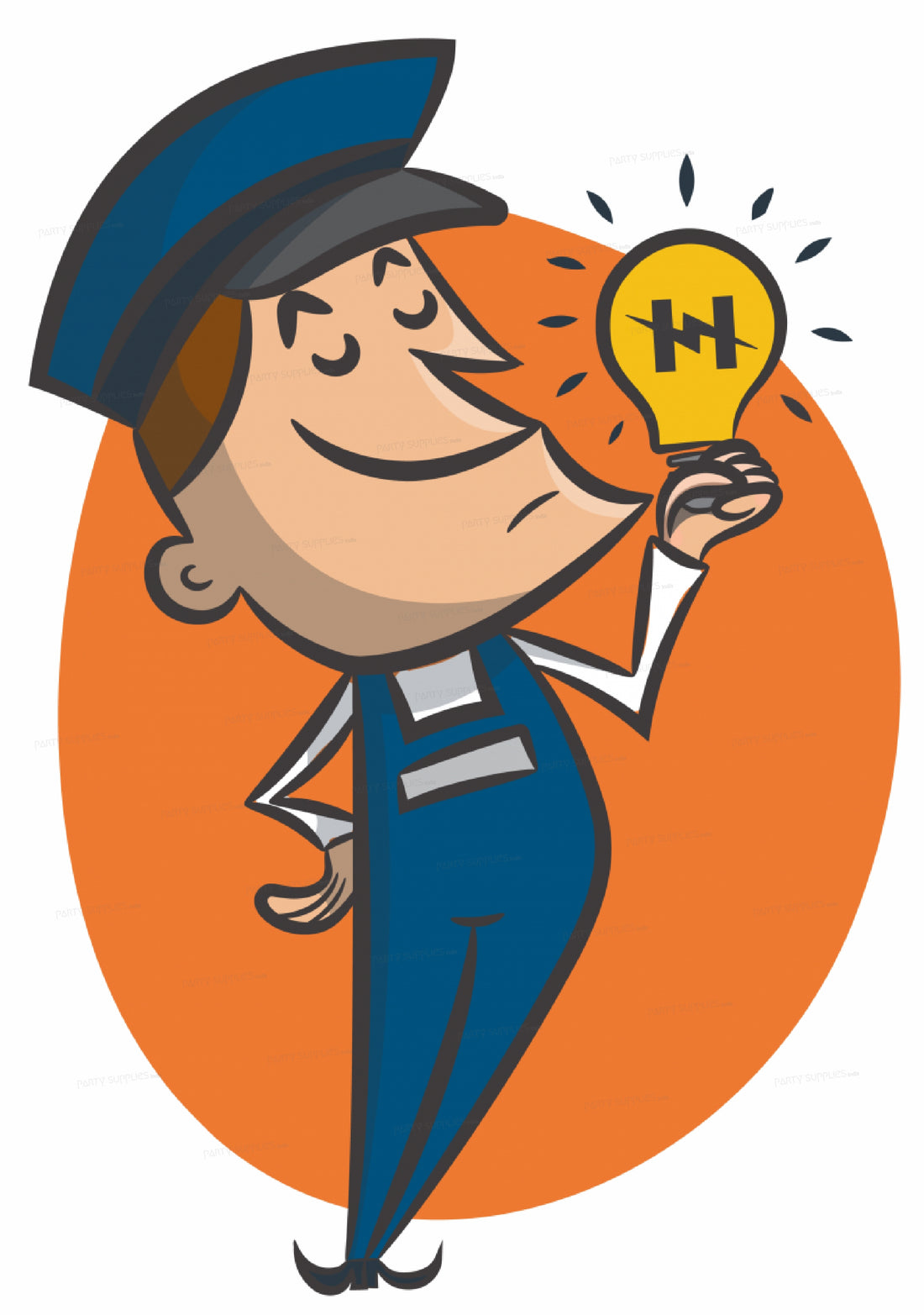 Electrician Theme Cutout ELC-09