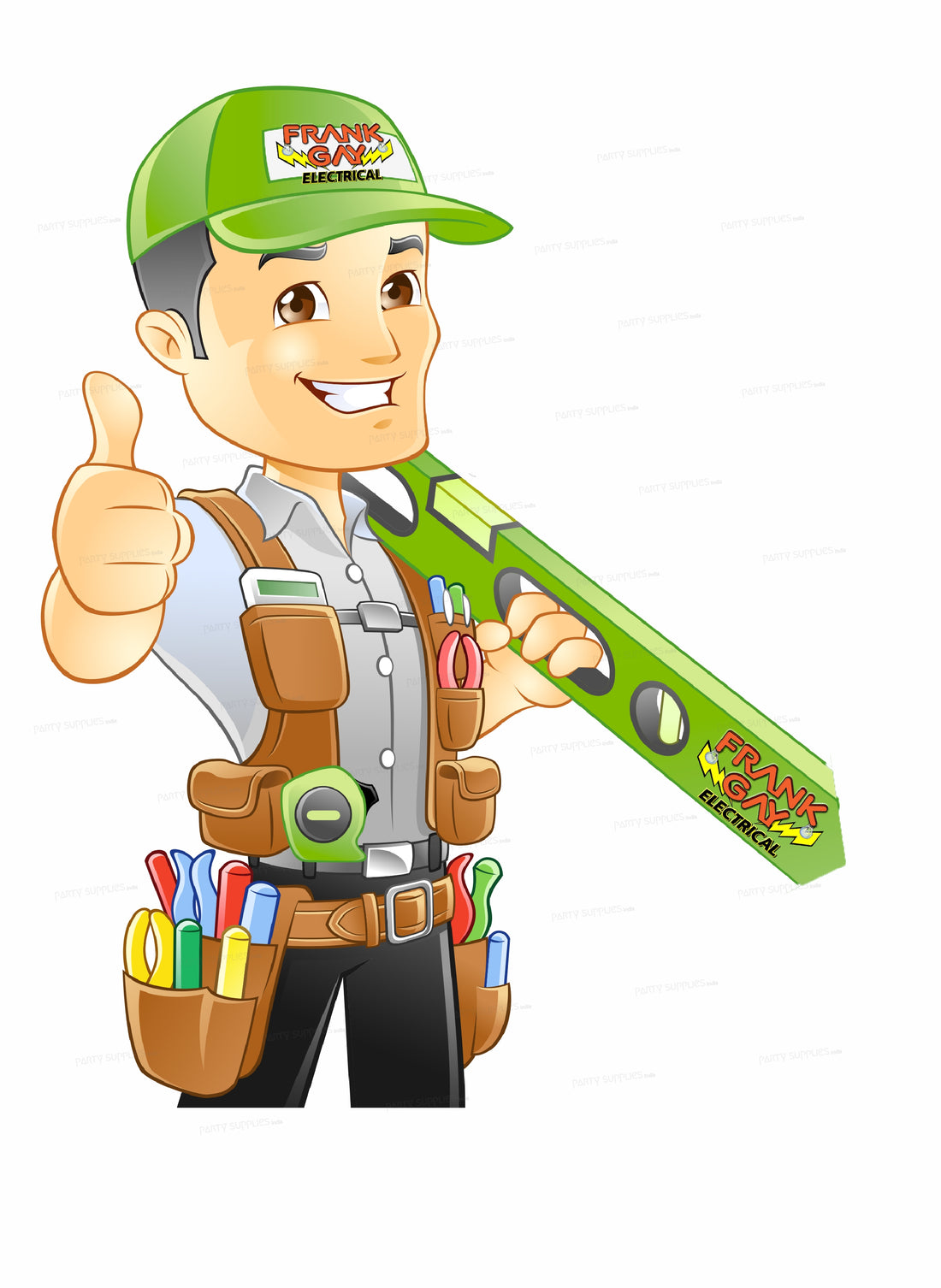 Electrician Theme Cutout ELC-11