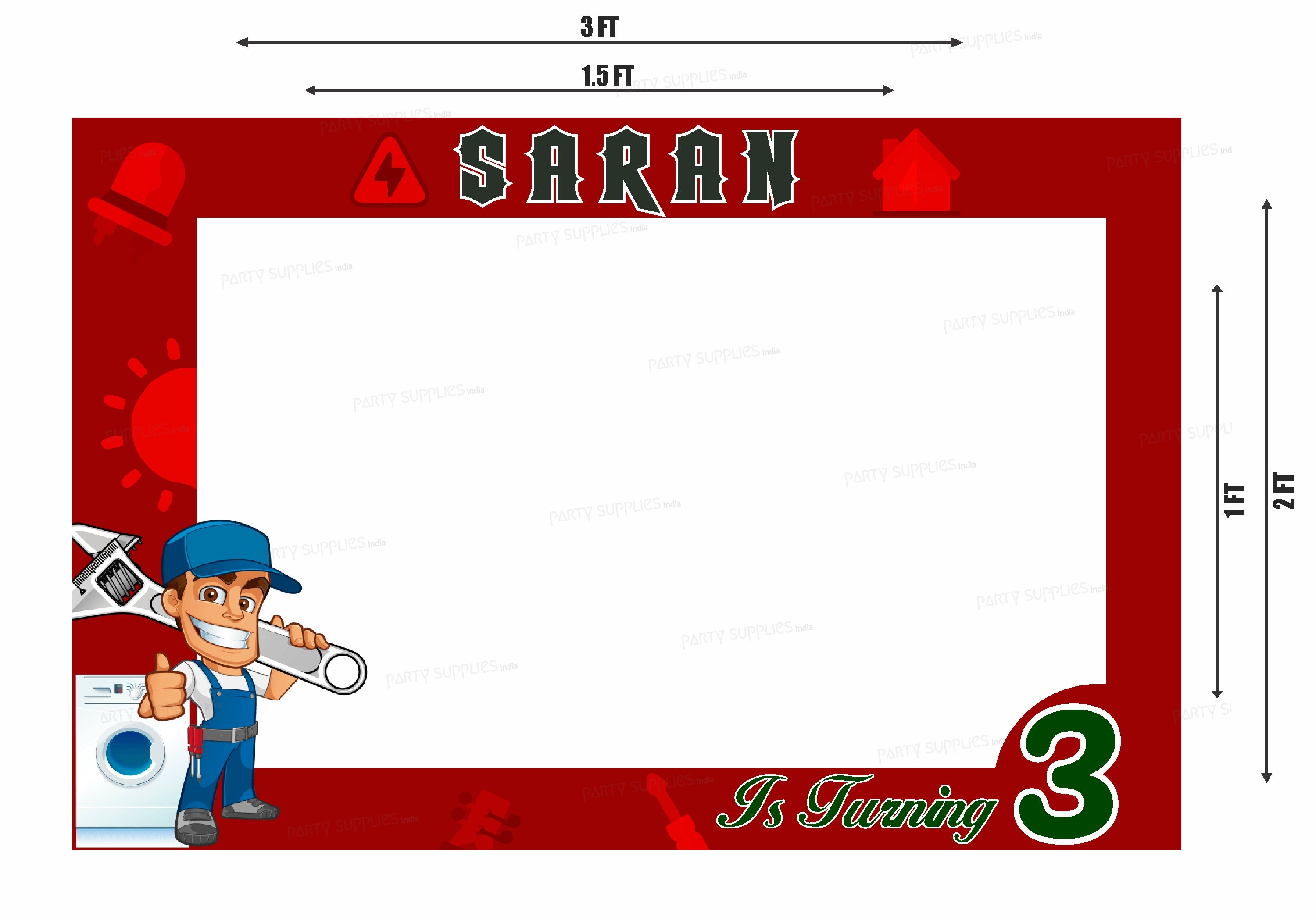 Electrician  Theme Customized PhotoBooth