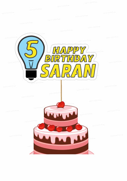 Electrician Theme Customized Cake Topper