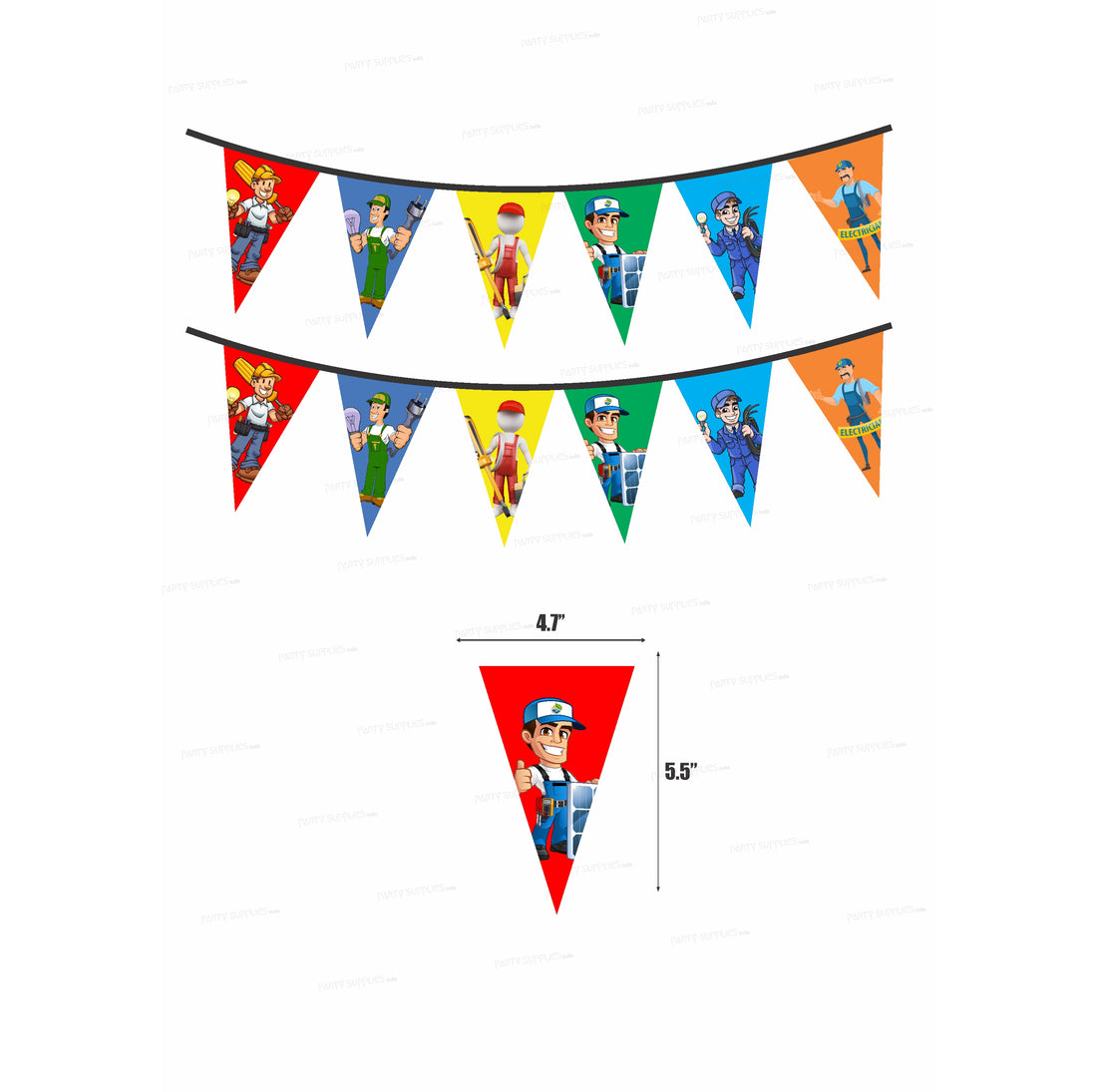 PSI Electrician  Theme Flag Bunting