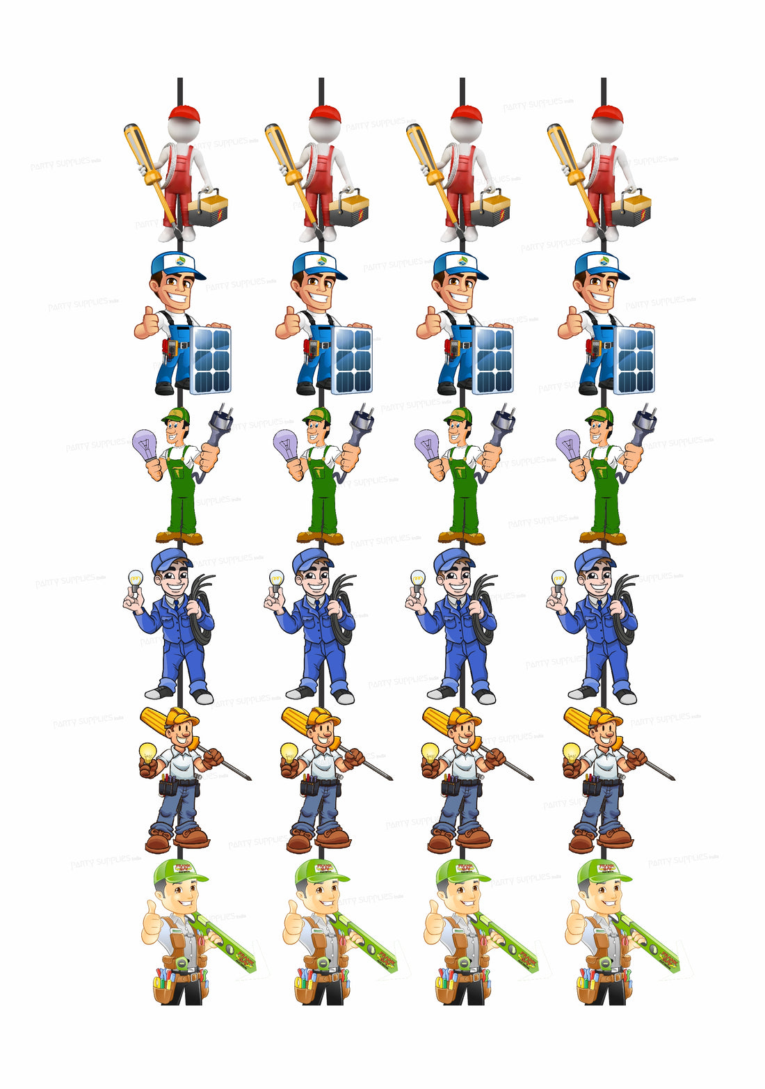 Electrician Theme Customized Dangler