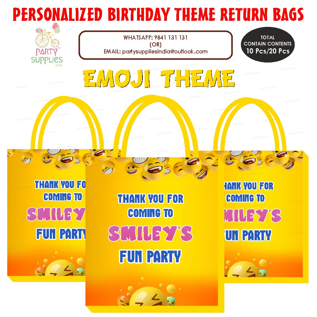 Emoji Theme Return Gift Bag