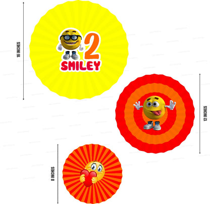 PSI Emoji Theme Paper Fan