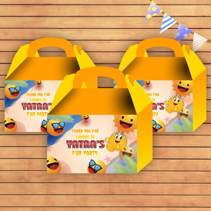 Emoji theme Goodie Return Gift Boxes