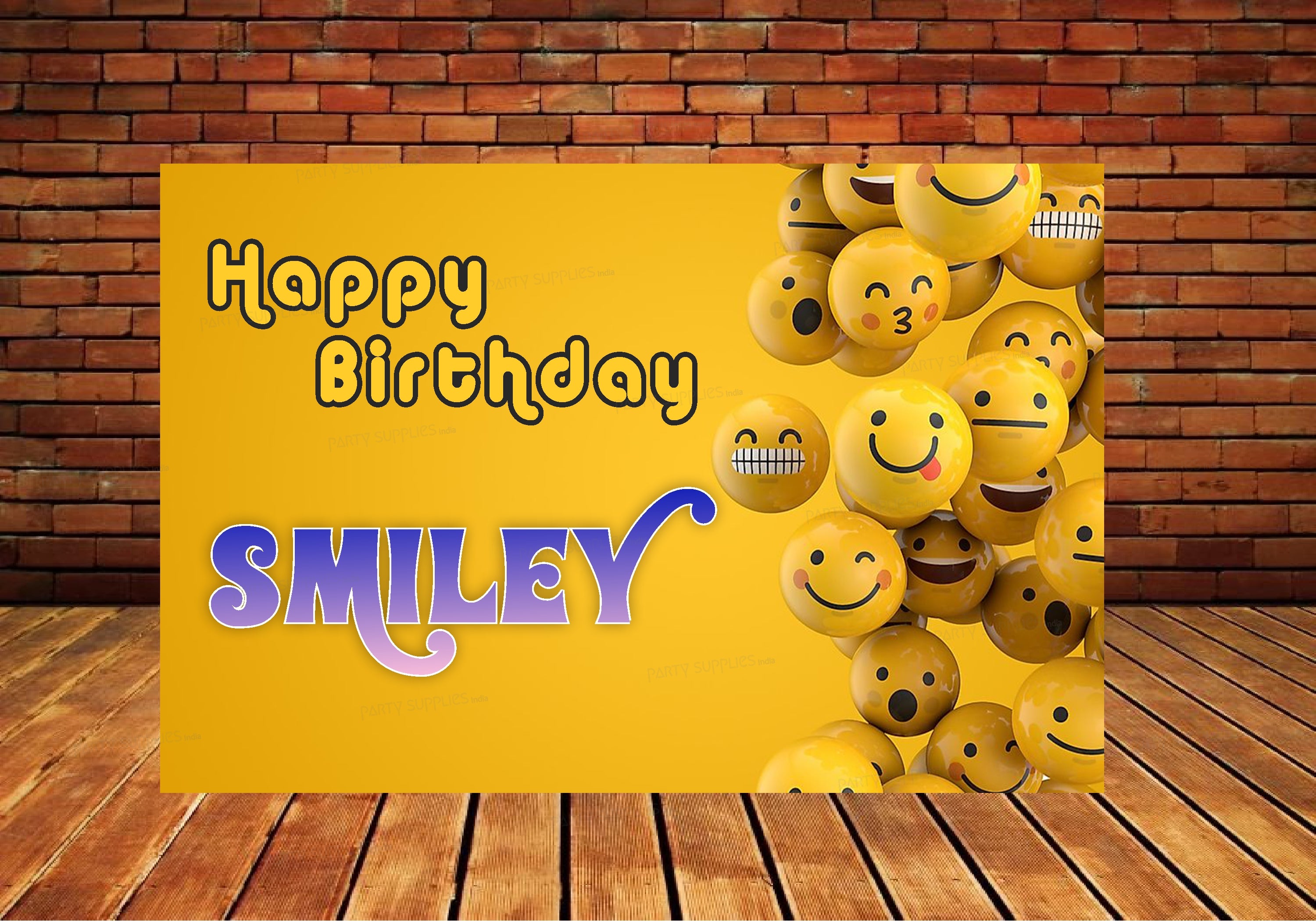 Emoji Theme Customized Backdrop