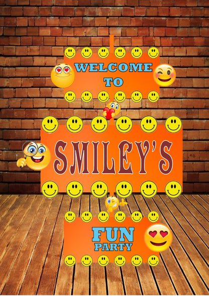Emoji  Theme Door Poster