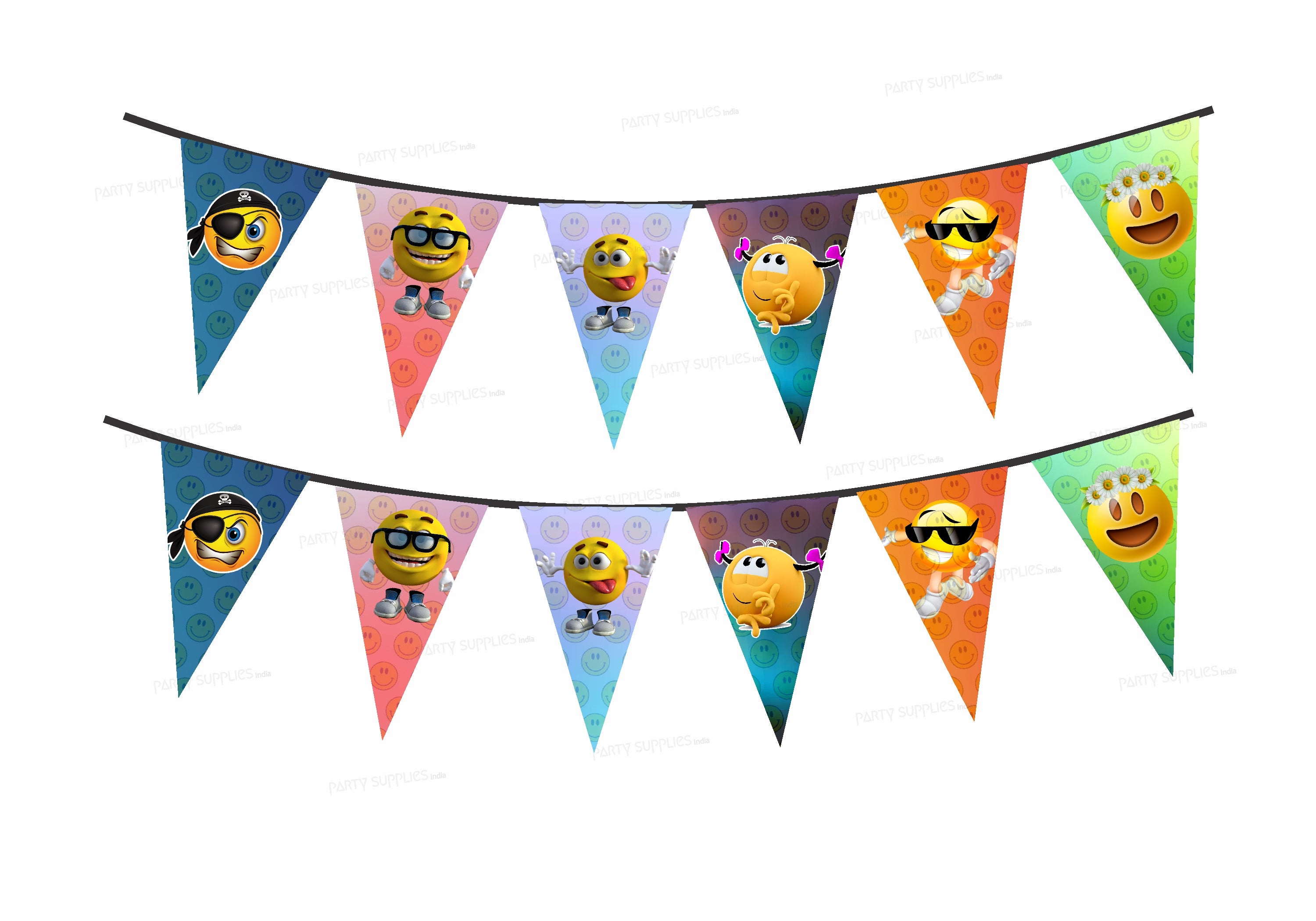 Emoji  Theme Flag Bunting