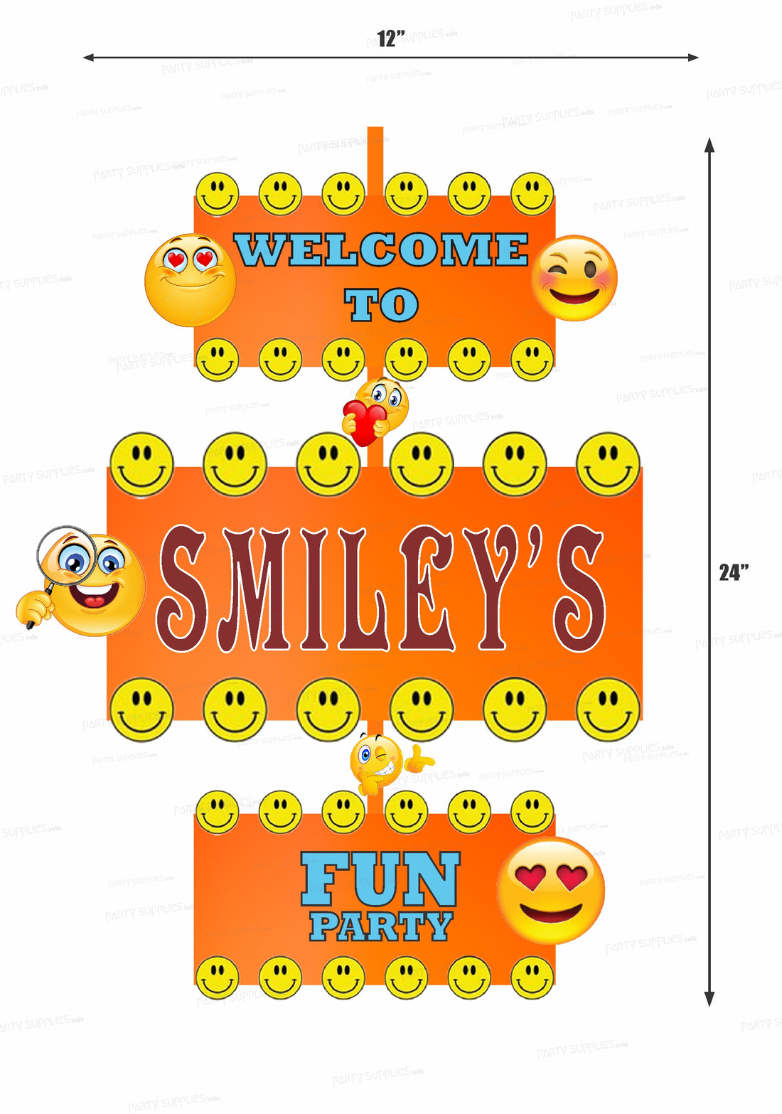 PSI  Emoji  Theme Door Poster