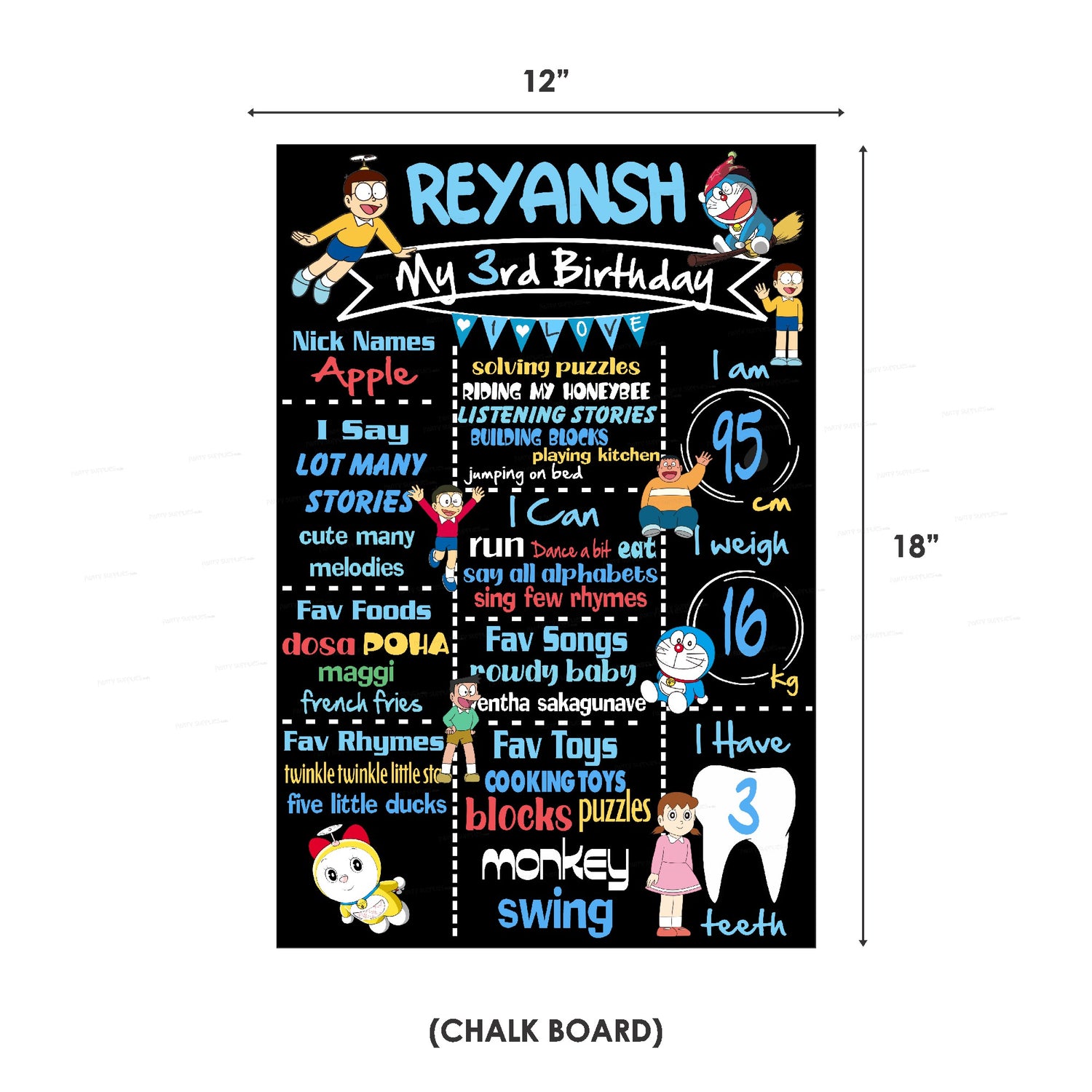 Doraemon Theme Classic Combo Kit - image 11 of 14 | Party Supplies India