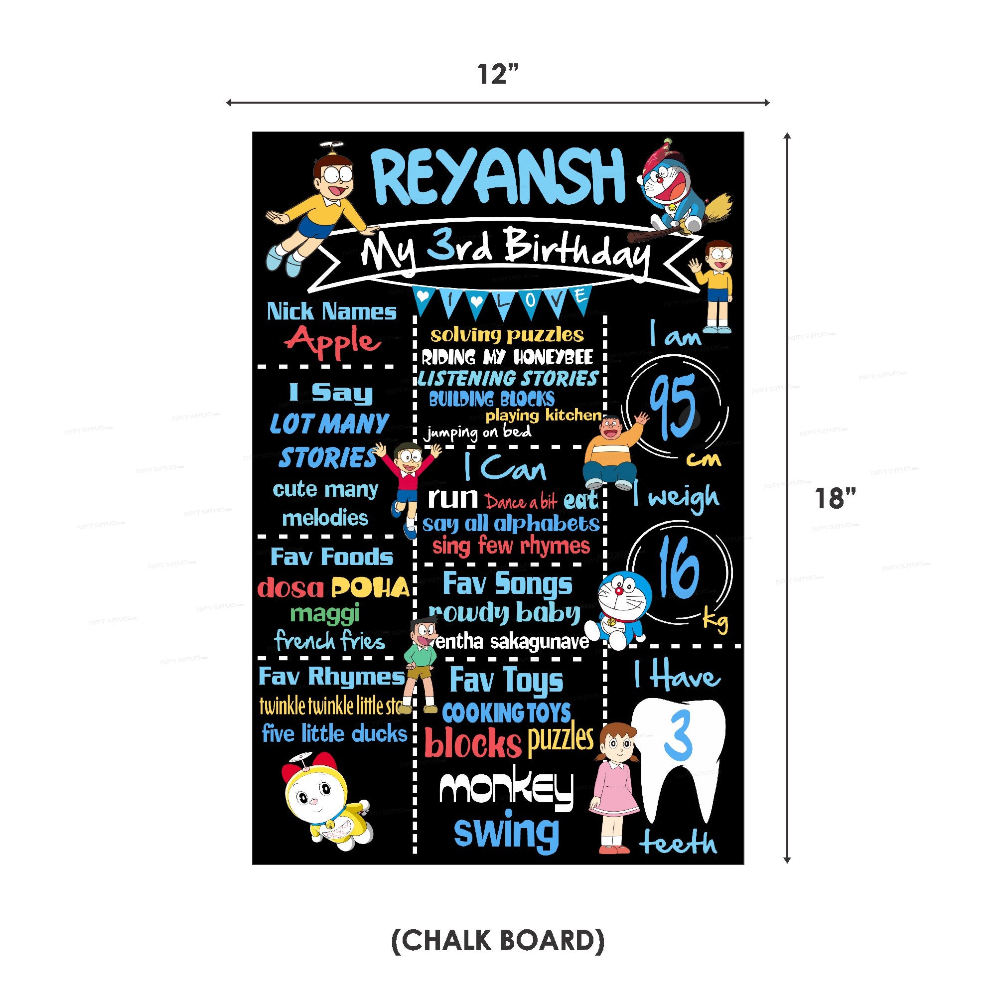 Doraemon Theme Classic Combo Kit - image 11 of 14 | Party Supplies India