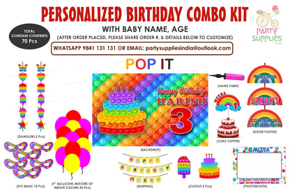 Pop It Theme Exclusive Combo Kit