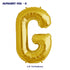 Alphabet G Premium Gold Foil Balloons - image 1 of 4 | Party Supplies India