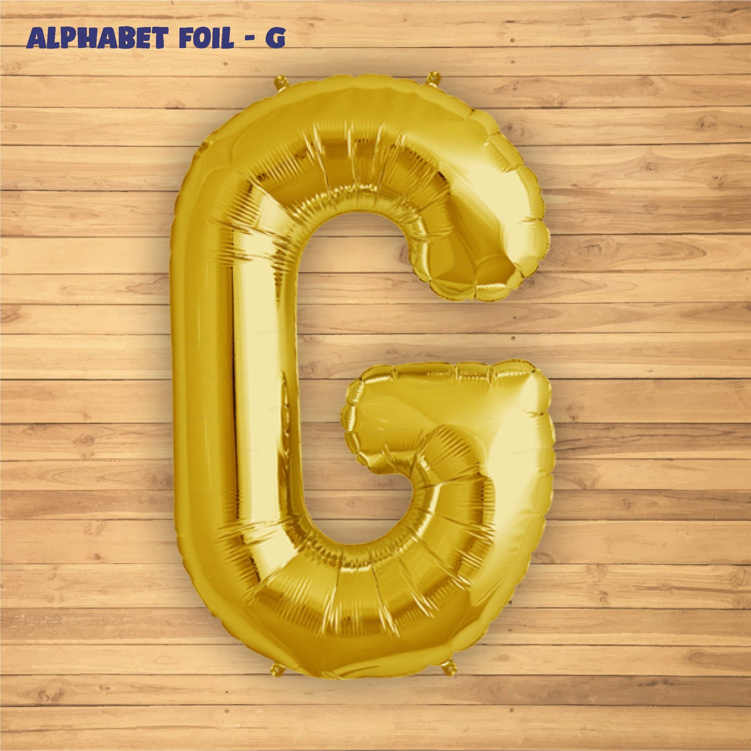 Alphabet G Premium Gold Foil Balloons