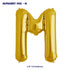 Alphabet M Premium Gold Foil Balloons - image 1 of 4 | Party Supplies India
