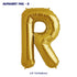 Alphabet R Premium Gold Foil Balloon - image 1 of 4 | Party Supplies India