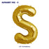 Alphabet S Premium Gold Foil Balloon - image 1 of 4 | Party Supplies India