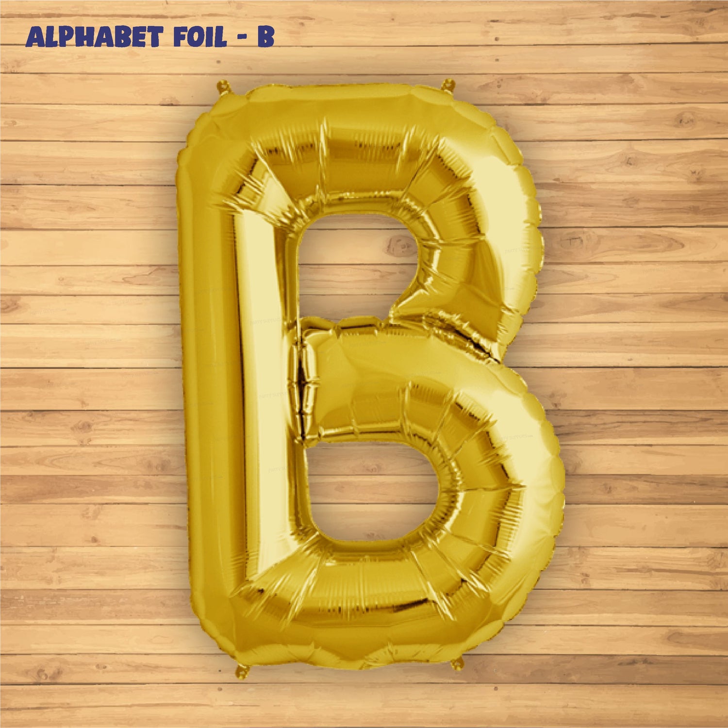 Alphabet B Premium Gold Foil Balloons