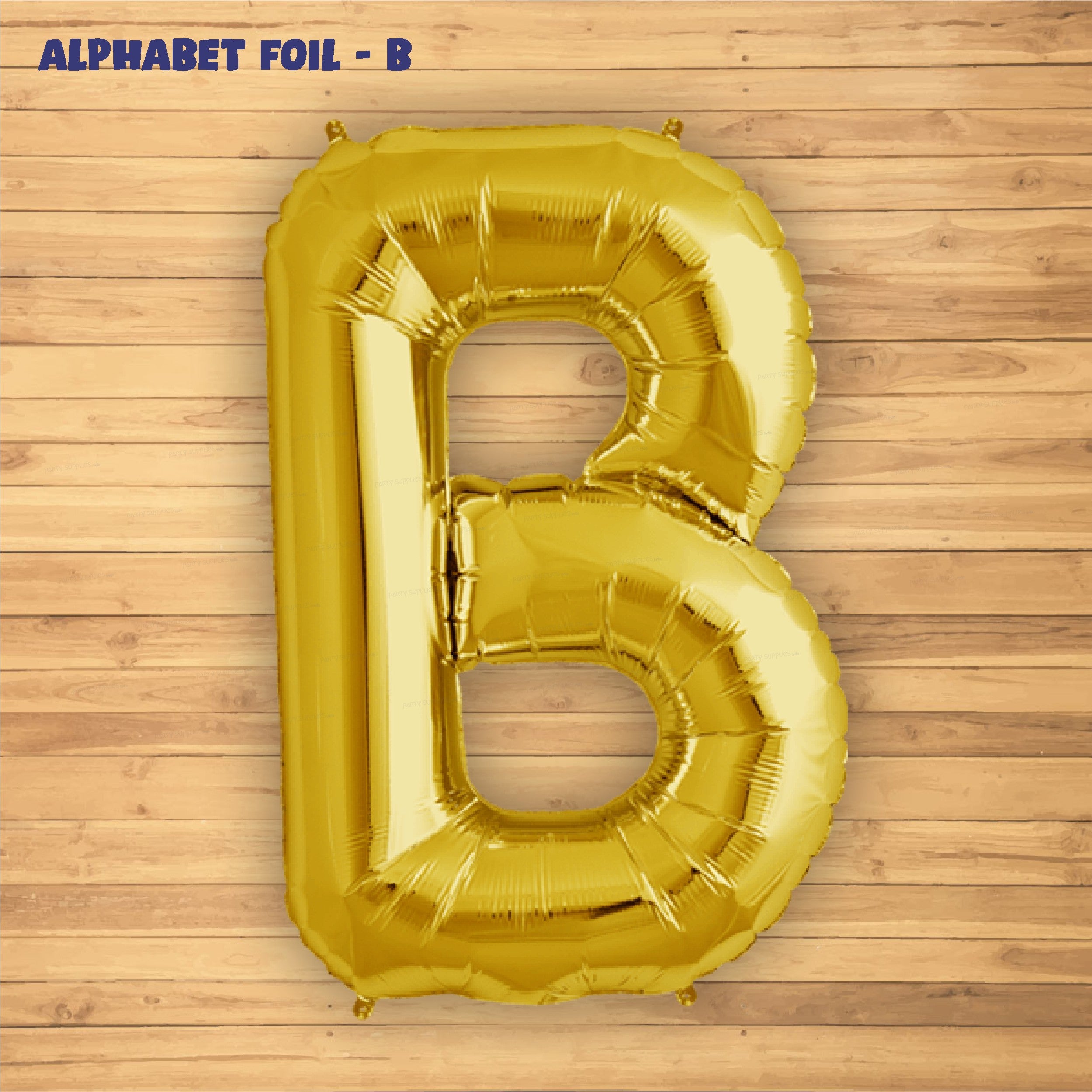 Alphabet B Premium Gold Foil Balloons