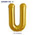 Alphabet U Premium Gold Foil Balloon - image 1 of 4 | Party Supplies India