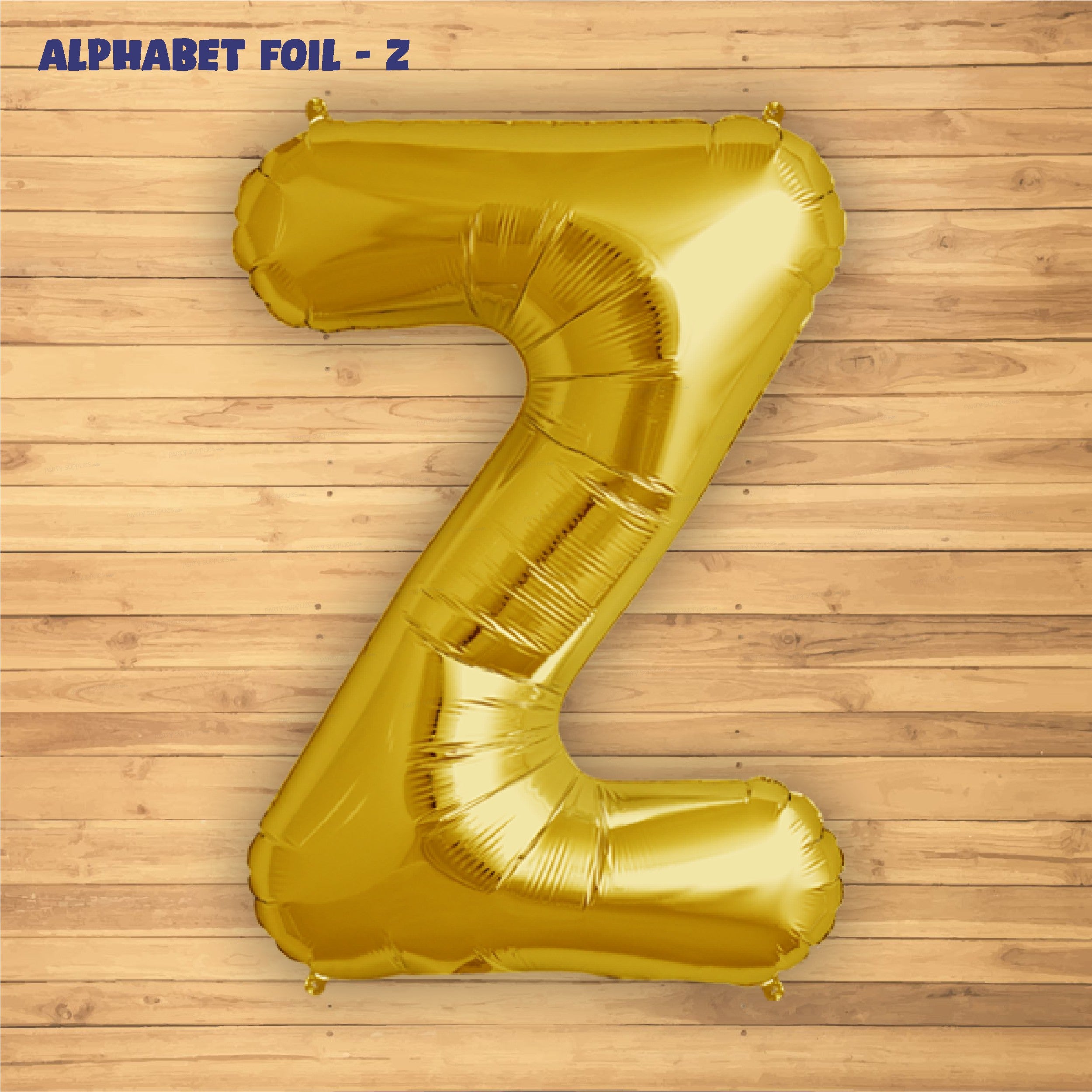 Alphabet Z Premium Gold Foil Balloon
