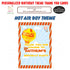 Hot Air Theme Boy Thank You Card - image 1 of 3 | Party Supplies India