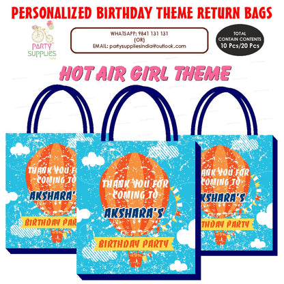 PSI Hot Air Theme Girl Return Gift Bag