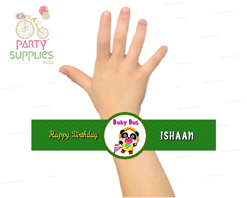 Baby Bus Theme Hand Band