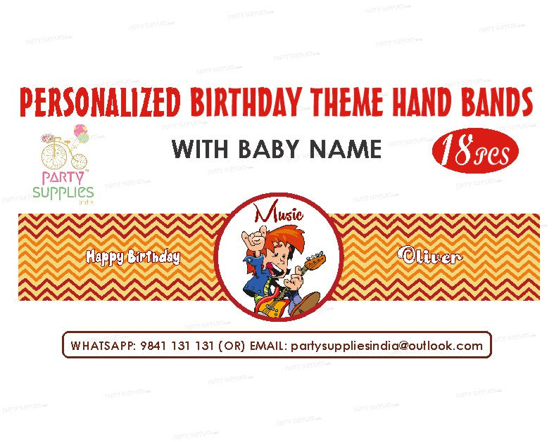 Music Theme Hand Band