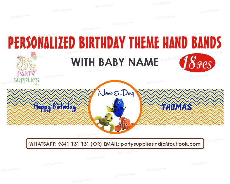 Nemo and Dory Theme Hand Band