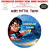 Harry Potter Theme Customized Round  Backdrop - image 1 of 4 | Party Supplies India