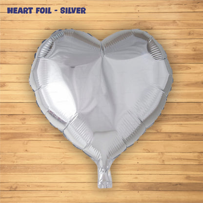 Heart Shape Premium Silver Foil Balloon