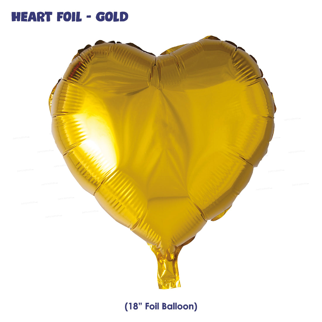 Heart Shape Premium Gold Foil Balloon