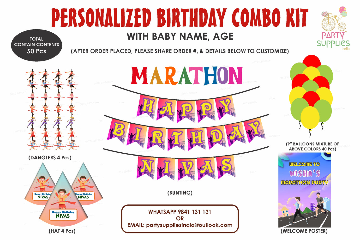 Marathon Theme  Heritage Combo Kit